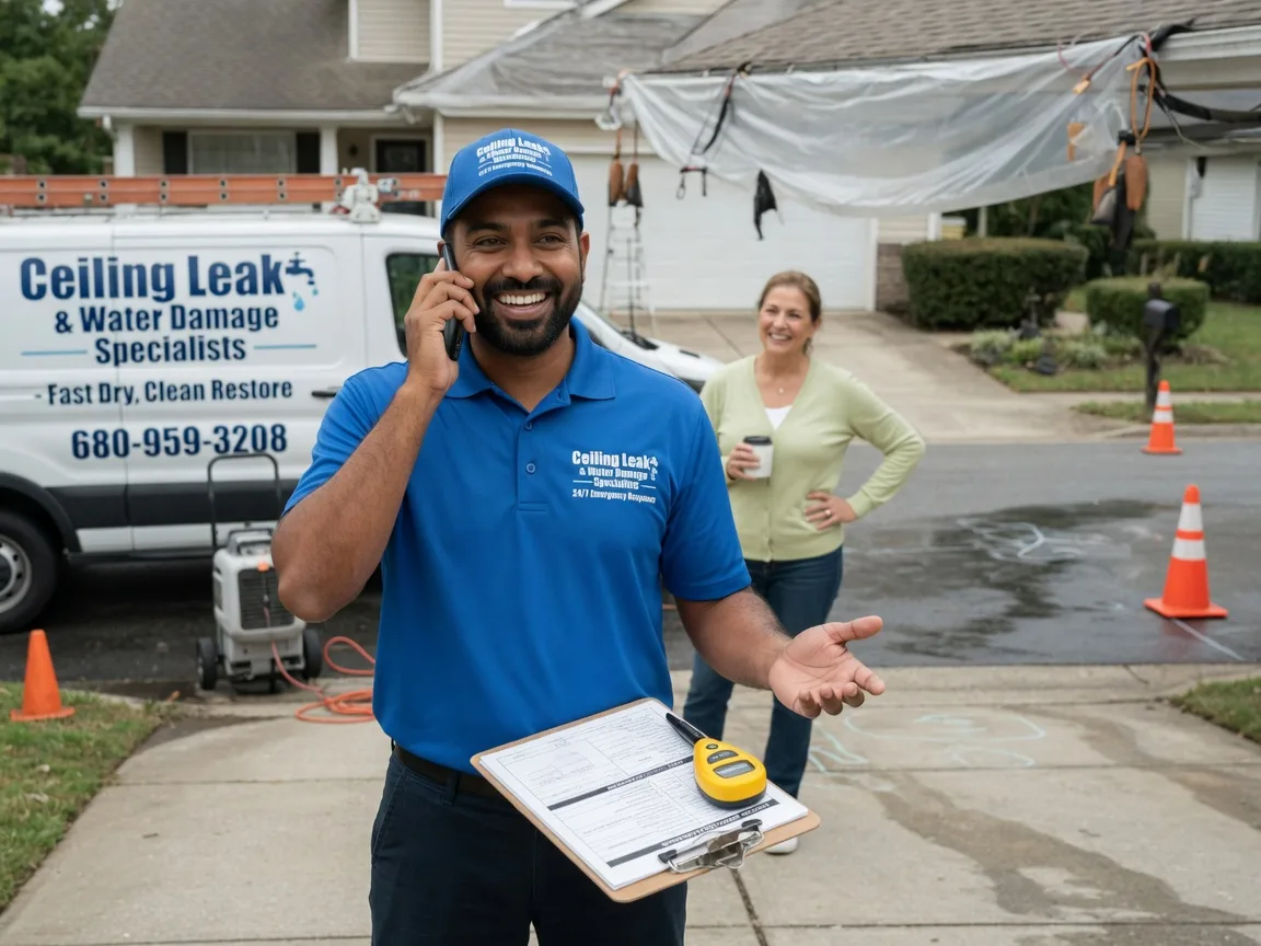 Ceiling Leak Cleanup Nathalie, VA FAQs